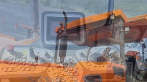 Гусеничный асфальтоукладчик «Десна 2100» укладка АБС в г. Благовещенск