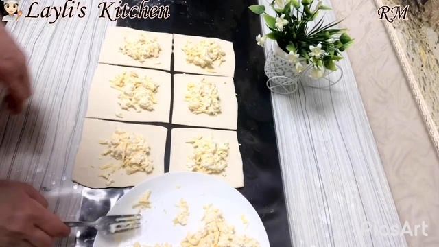 Хачапури из бездрожжевого слоеного теста; Xacapuri смотреть онлайн