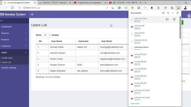 Laravel Invoice Management System (Part 0) Demo Step by step with source code смотреть онлайн