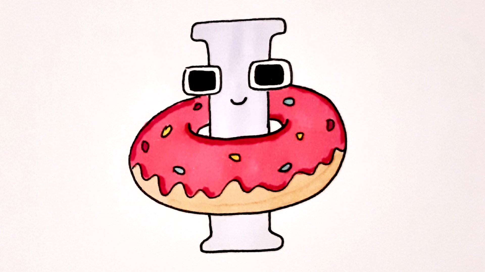 /Алфавит Лор рисуем I в пончике/рисунки для срисовки смотреть онлайн