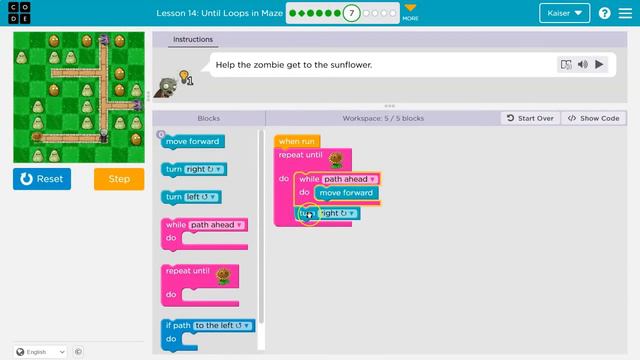 Code.org Express Course Lesson 18 Until Loops in Maze | All Answers Explained | Course D Lesson 16 смотреть онлайн