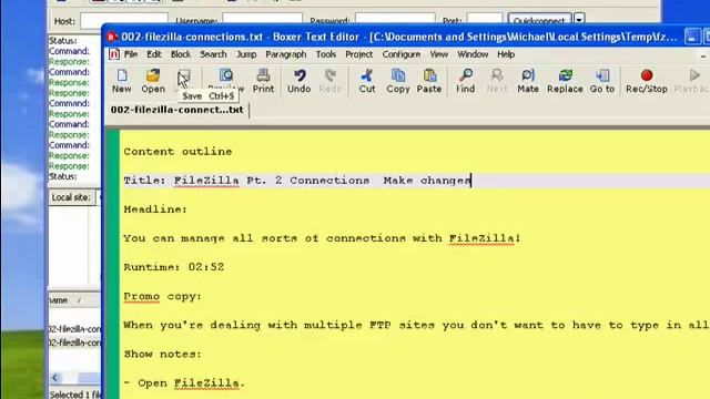 Edit files right on the FTP server with FileZilla смотреть онлайн