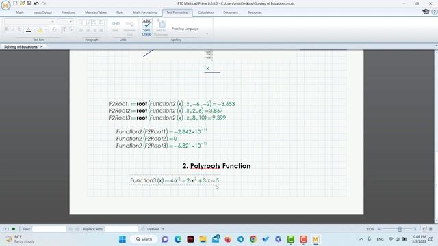 Basic Equation Solving Using Root Polyroots and Solve Block in Mathcad Prime 8.0.0.0 Khmer Languag смотреть онлайн