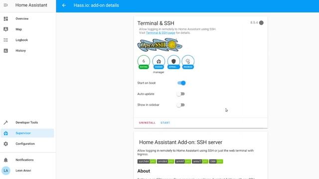 Home Assistant & SSH (Secure SHell) смотреть онлайн