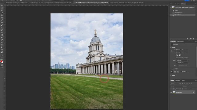 Adobe Photoshop: Quick Selection Tool + Levels Adjustment Layer смотреть онлайн
