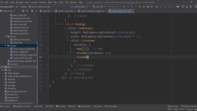 Flutter Multi Vendor Grocery App - Part 27 | Admin Dashboard- Flutter Web App | Show Vendor Details смотреть онлайн