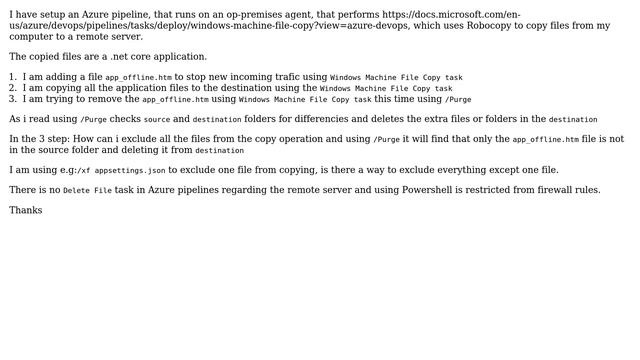 Robocopy, How to exclude all files except one смотреть онлайн