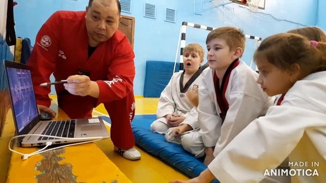 ставим базовую технику белым поясам #taekwondo #тхэквондо смотреть онлайн