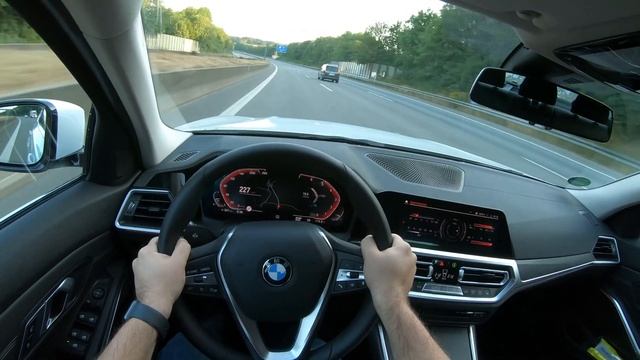 BMW 320i (2019) | POV Drive On German Autobahn - Top Speed Drive