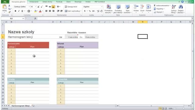 Excel - podstawy. Szablony. смотреть онлайн