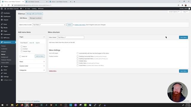 WordPress Navigation Menu and Widgets - Ep 4 Workin' with WordPress смотреть онлайн