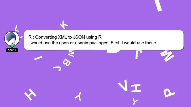 R : Converting XML to JSON using R смотреть онлайн