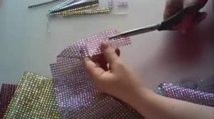 ✽Мастер-класс✽Как обработать ленту со стразами✽