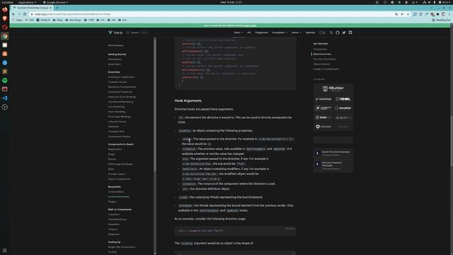 Reading the new VueJs.org docs LIVE! - Part 26 - Custom Directives смотреть онлайн