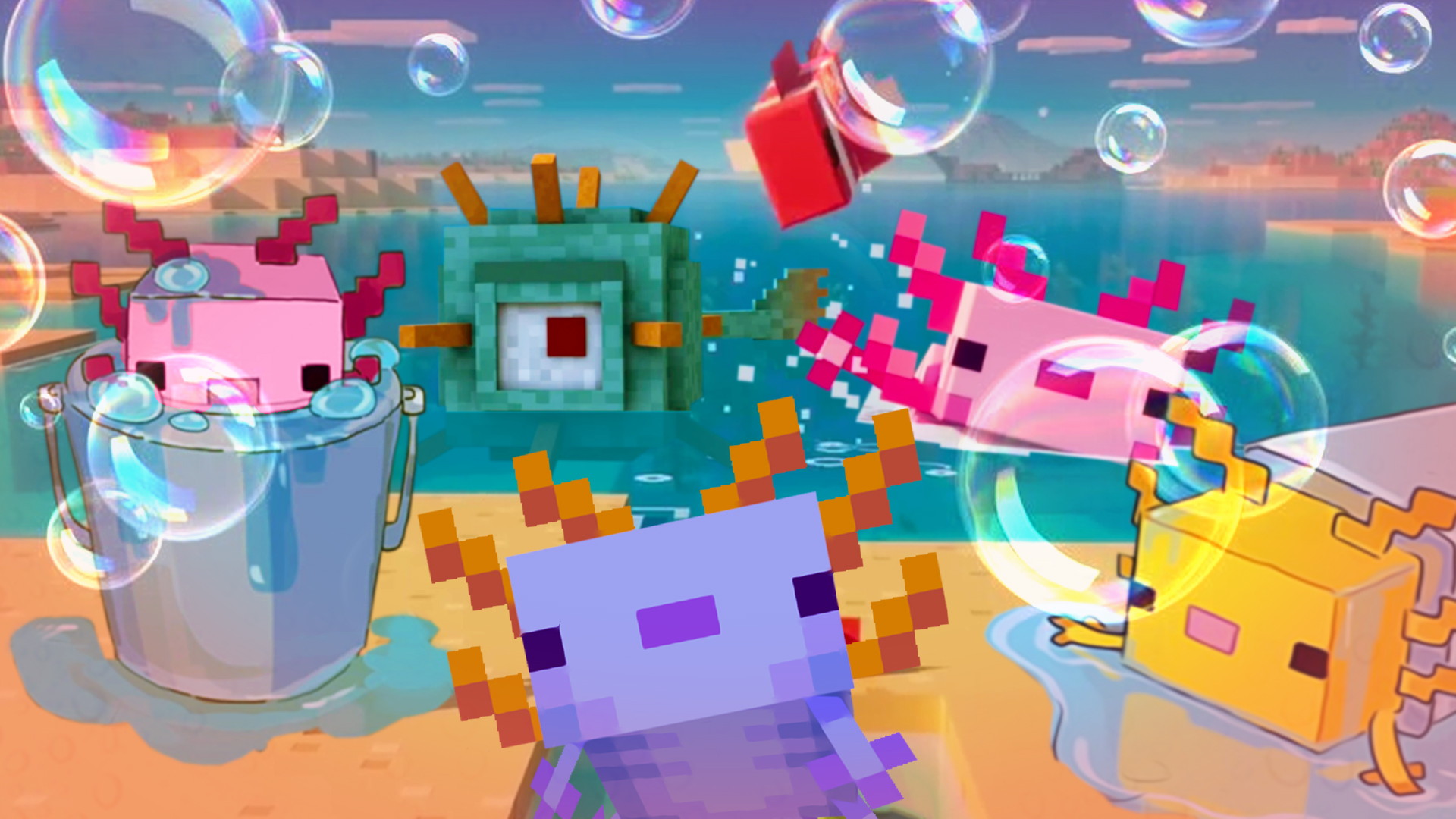 Всё об Аксолотлях в Майнкрафт смотреть онлайн