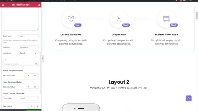 How to create Process | Step Flow | Steps | Sequence | Chain section using Elementor Widget? смотреть онлайн
