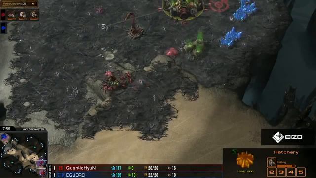 Game Video Jaedong vs Hyun ZvZ Game 3 Starcraft 2 gameplay смотреть онлайн