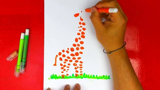 Жираф НЕВИДИМКА рисуем с детьми смотреть онлайн