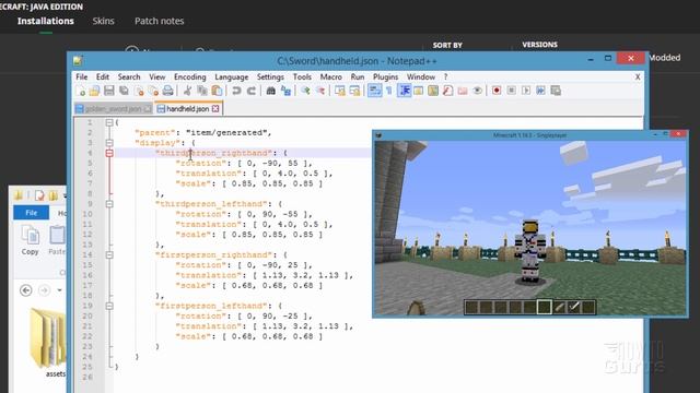 How You Can Build the Best Giant Sword in Minecraft! Plus 1000 Llamas! - Minecraft Mods Tutorial смотреть онлайн