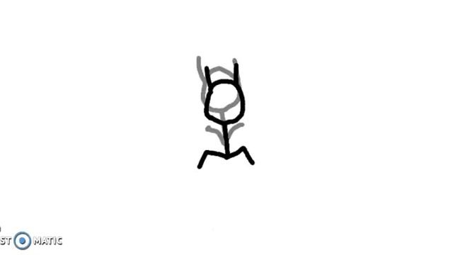 Stick guy jump Using a Drawing Tablet! смотреть онлайн