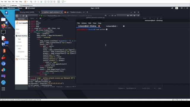 Scanning Networks with Python and Nmap - Python Penetration Testing смотреть онлайн