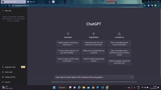 How to convert CSV to JSON using Chat gpt #chatgpt #csvtojson @OpenAI #artificialintelligence смотреть онлайн