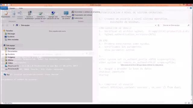 Tipos Autentificacion en Oracle смотреть онлайн