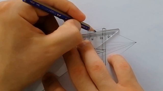 How To Draw Chair Using Two Point Perspective, 2 Point Perspective Chair Drawing смотреть онлайн