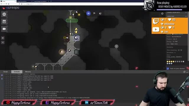 Screeps - MMO for programmers | S00 Ep03 | Remote Operations смотреть онлайн