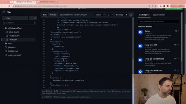 Allure SERVER. Альтернатива GitHub и GitLab pages.