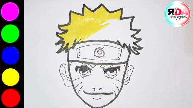 Naruto || How to Draw Naruto Step by Step for Beginners || Royal Drawing Art смотреть онлайн