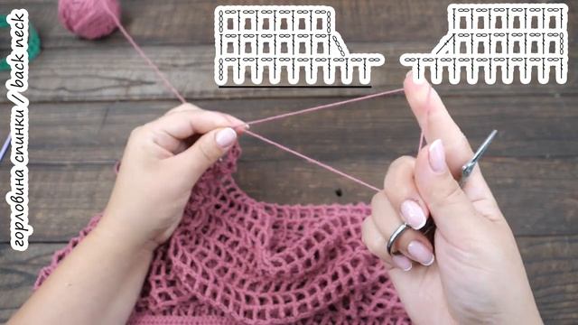 «Сеткомания» продолжается - супер кофточка ? сетка крючком всего за 2 вечера ? crochet pattern смотреть онлайн