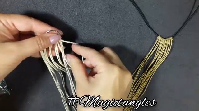 Кулон/брелок Сова в технике макраме Шаг #1 Материалы смотреть онлайн