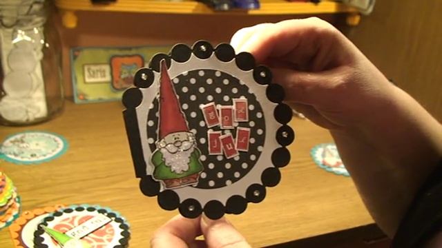 9 spellbinders nestabilities round scallop christmas cards santa gnome snowman смотреть онлайн