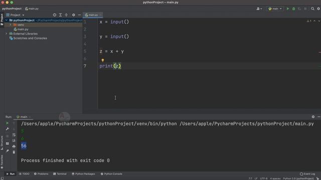 Python : Accept user input and debug | pycharm | Added Subtitles | python for beginners смотреть онлайн