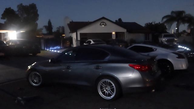 NEW WHEELS FOR MY INFINITI Q50s!!! *CHANGED THE WHOLE LOOK OF THE CAR!!* смотреть онлайн