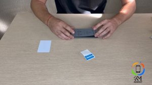 Установка гидрогелевой плёнки для мобильного телефона