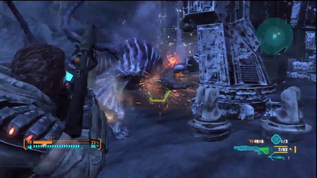 37 Lost Planet 3 Hard Walkthrough HD PS3 (Defending Drillling Platform) смотреть онлайн