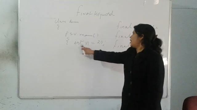 final keyword in java смотреть онлайн