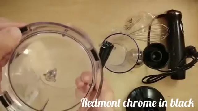 Блендер Redmond chrome in black. смотреть онлайн