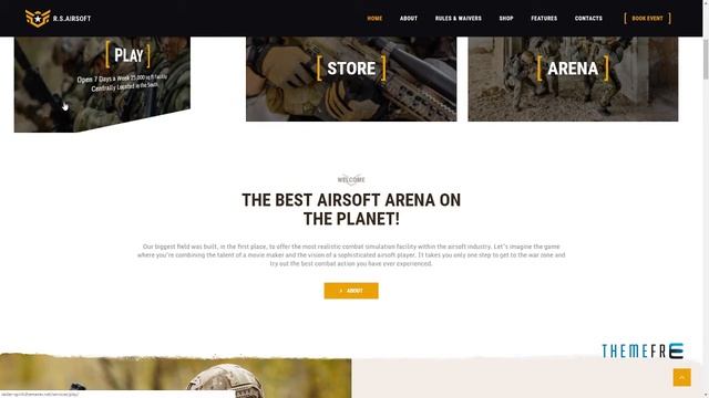 Raider Spirit Airsoft Club and Paintball WordPress Theme Giffard смотреть онлайн