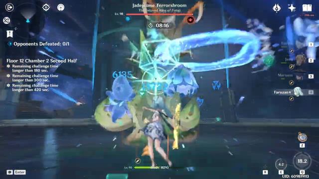 [4.2] Spiral Abyss Floor 12 (9 Stars) - Heizou Taser / Furina Scara смотреть онлайн