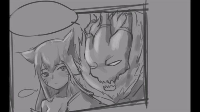 thresh x ahri comic (English) By: 나방더듬이 смотреть онлайн