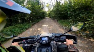 Первый дрифт. Дальняк на квадроцикле сф мото 600eps на жд пути.Подвесной мост через речку.