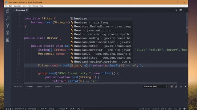 53 - Lambdas ( arrow operator ) | Java Tutorials смотреть онлайн