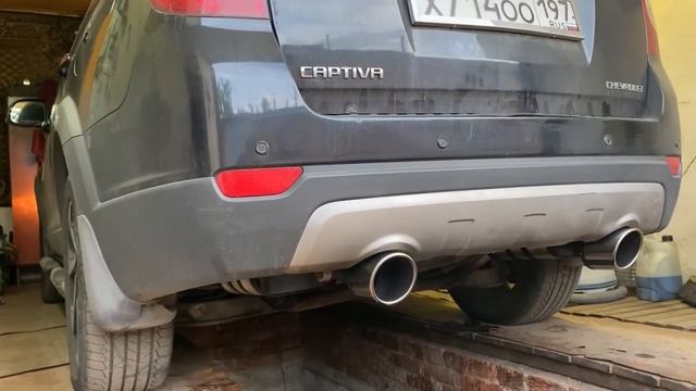 Chevrolet Captiva 3.2 V6 - Тюнинг глушителя смотреть онлайн