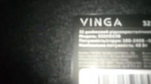 Телевизор «VINGA S32HD23B». Распаковка, обзор, включение, настройка интернета и тюнера Т2.
