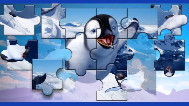 Happy Feat Puzzle! Penguins Puzzle Game for Kids смотреть онлайн