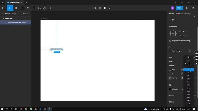 Change font size in figma file #Techs смотреть онлайн