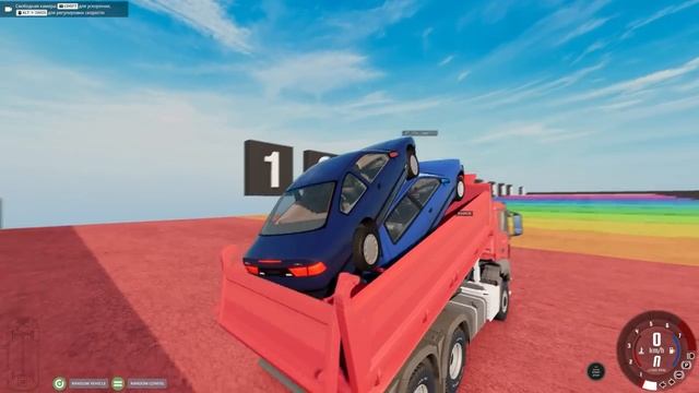 Я ЭТО СДЕЛАЛ!! ЛЕСТНИЦА В BEAM NG Мультиплеер!!! смотреть онлайн